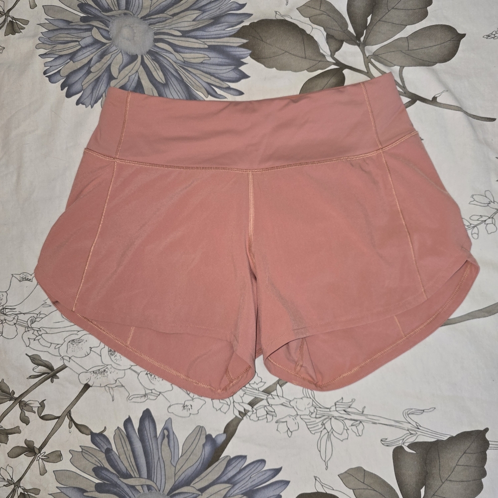 Lululemon Coral Athletic Shorts
